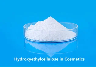 Hydroxyethylcellulose in cosmetica