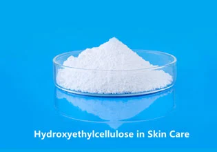 Hydroxyethylcellulose in huidverzorging